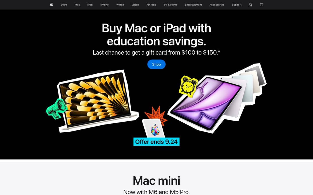 Copia del sitio de Apple